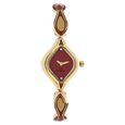 Titan Quartz Analog White Dial Stainless Steel Strap Watch for Women