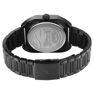 Fastrack Oceanyx Quartz Analog with Date Green Dial Black Strap Watch For Guys