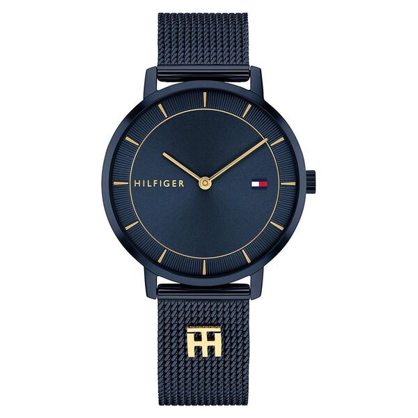Buy Online Tommy Hilfiger Quartz Analog Blue Dial Blue Stainless Steel ...