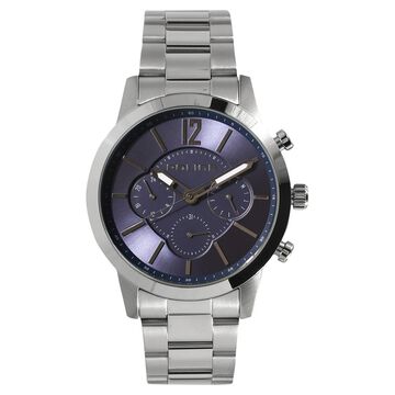 Police Quartz Chronograph Blue Dial Stainless Steel Strap Watch for Men