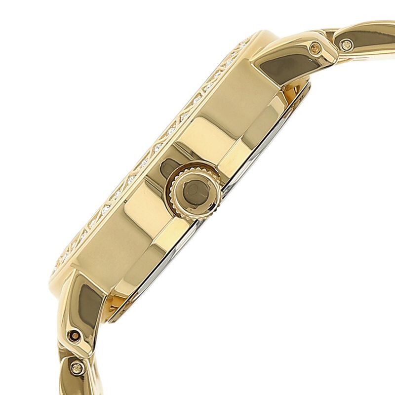 Titan Quartz Analog with Day and Date Champagne Dial Metal Strap Watch for Women - image number 2