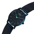 Sonata Sleek Quartz Analog Blue Dial Blue Stainless Steel Strap Watch For Men - image number 1