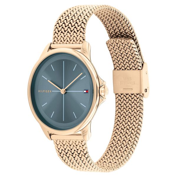 Buy Online Tommy Hilfiger Quartz Analog Blue Dial Stainless Steel Strap ...