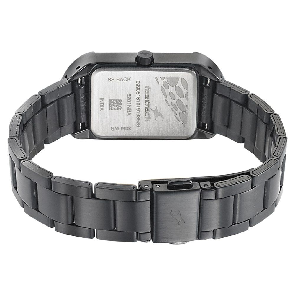 Fastrack watch ss store back 50m wr