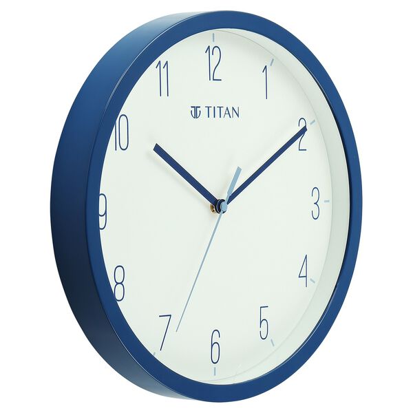 Titan Contemporary Colours Wall Clock - Blue 32 cm x 32 cm (Medium) - image number 2