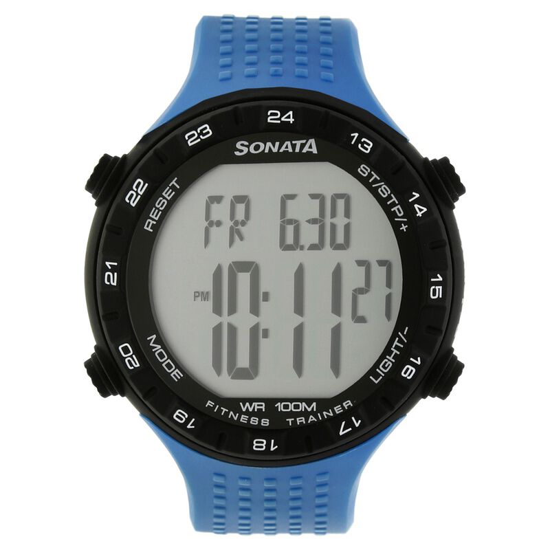 SF Digital Dial Plastic Strap Watch for Men