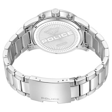 Police Blue Dial Quartz Multifunction Watch for Men
