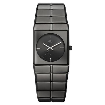 Vyb Nova By Fastrack Quartz Analog Grey Dial Grey Metal Strap Watch For Guys