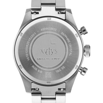 Xylys Aurelius Quartz Chronograph Ice Blue Dial T Stainless Steel Strap Watch For Men