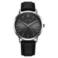 Titan Elegance Analog with Date by Hand and Dark Grey Dial Black Leather Strap Watch for Men - image number 1