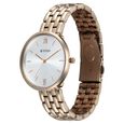 Titan Neo Quartz Analog White Dial Rose Gold Metal Strap Watch For Women - image number 2