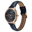 Sonata Festive Quartz Multifunction Blue Dial Leather Strap Watch For Women - image number 1