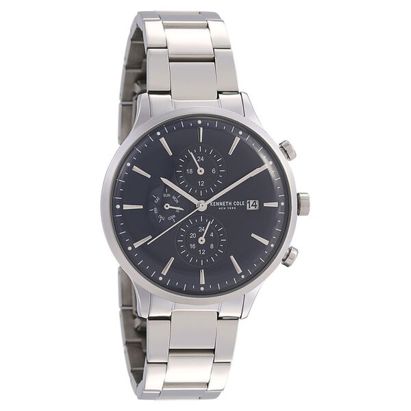 Kenneth Cole Quartz Multifunction Blue Dial Stainless Steel Strap Watch for Men - image number 1