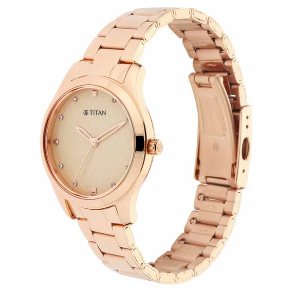 Titan Sparkle Quartz Analog Metal Strap Watch for Women - image number 1