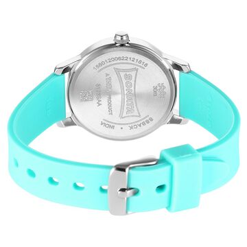 Sonata Splash Green Dial Women Watch With Plastic Strap