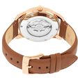 Titan Automatics Silver Round Dial Brown Leather Strap Watch For Men - image number 4