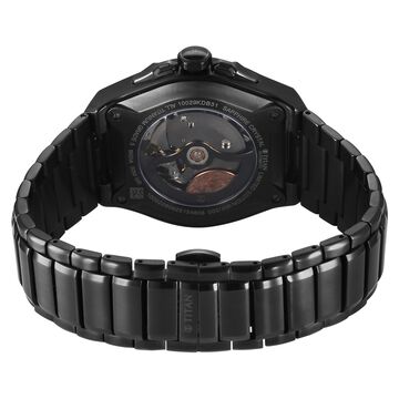 Titan Stellar Aurora Caelum Automatic Analog with Sun Moon Phase and Green Dial Titanium Grade 5 Strap Watch for Men