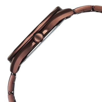 Vyb Drift By Fastrack Quartz Analog Brown Dial Brown Stainless Steel Strap Watch For Guys