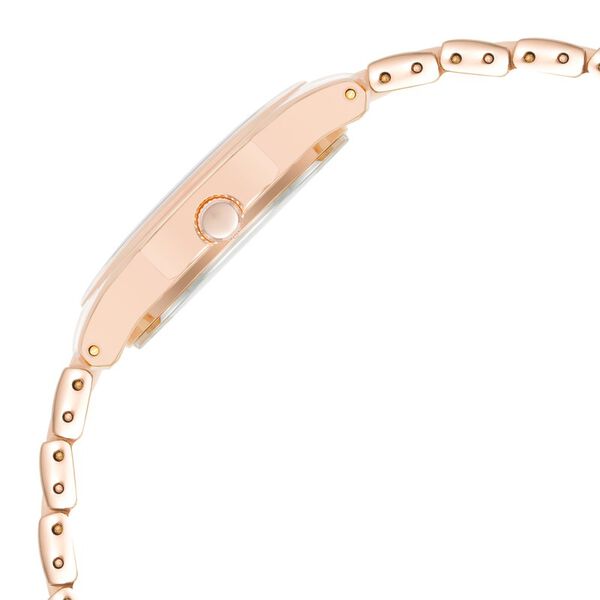Anne Klein Quartz Analog Pink Dial Ceramic Strap Watch for Women - image number 1