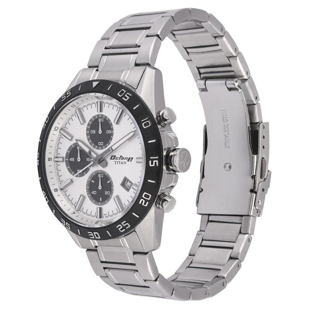 Titan octane white dial top