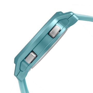 Fastrack Street Line Digital Dial Blue Silicone Strap Watch for Girls
