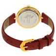 Titan Quartz Analog Red Dial Leather Strap Watch for Women - image number 3