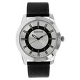 Sonata Quartz Analog Purple Dial Leather Strap Watch for Men