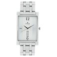Titan Quartz Analog Silver Dial Leather Strap Watch for Men