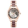 Kenneth Cole Automatic Automatic Brown Mother of Pearl Dial Rose Gold Ceramic Strap Watch For Women - image number 0