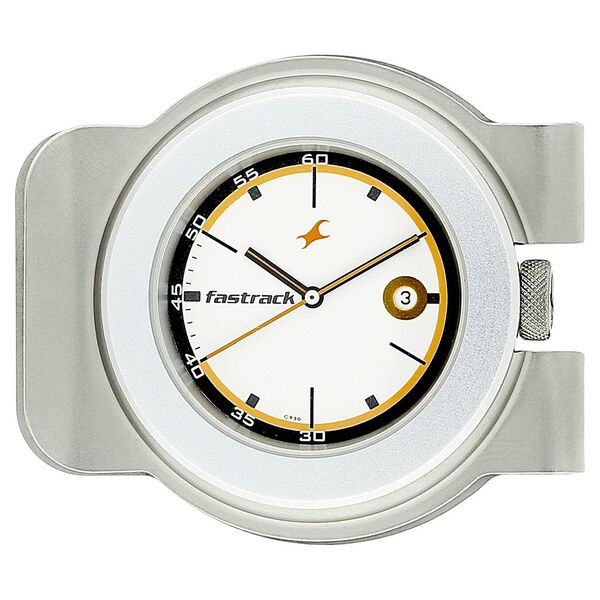 Fastrack Quartz Analog White Dial Stainless Steel Strap Watch for Guys - image number 0