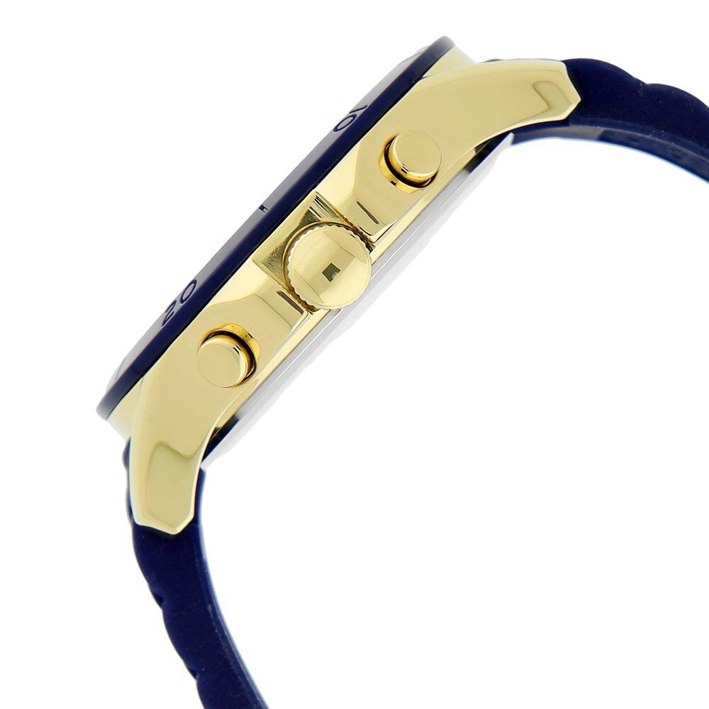 Tommy Hilfiger Quartz Analog with Day and Date Silver Dial Rubber Strap Watch for Women