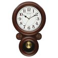 Titan Grandeur - Classic Wooden Pendulum Wall Clock - image number 1