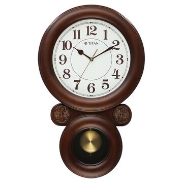 Titan Grandeur - Classic Wooden Pendulum Wall Clock