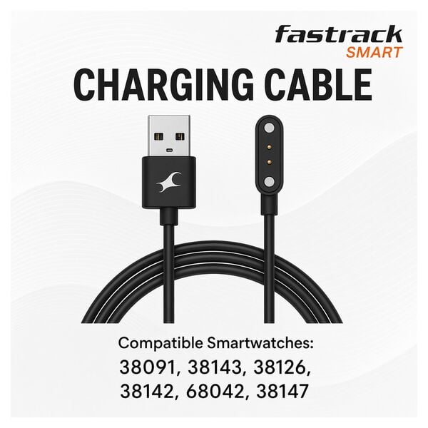 Fastrack Smartwatch Charging Cable 2PIN - image number 3