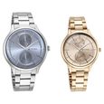 Titan Bandhan Green Dial Analog with Date Leather Strap watch for Couple