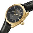 Titan Nebula Genesis 18 KT Gold Automatic Bicolour Dial Leather Strap Watch For Men - image number 3