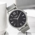 Sonata Poze Quartz Analog Green Dial Mesh Strap Watch for Men