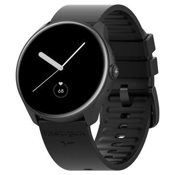 Fastrack Invoke Pro Smartwatch - Enhanced Calling, Split-Screen Navigation, Water-Resistant With Black Strap