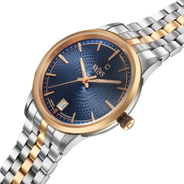 Xylys Swiss Quartz Blue Dial Silver Stainless Steel Strap Watch For Women