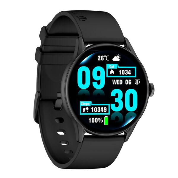 Titan Evoke Black: Luminous AMOLED Display & Water-Resistant Smartwatch - image number 1