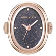 Anne Klein Quartz Analog Blue Dial Rose Gold Metal Ring Watch For Women - image number 1