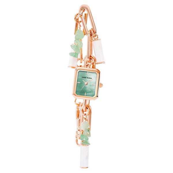 Anne Klein Quartz Analog Mother of Pearl Dial Rose Gold Metal Strap Watch For Women - image number 0