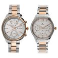 Titan Bandhan White Dial Quartz Multifunction Stainless Steel Strap watch for Couple - image number 0