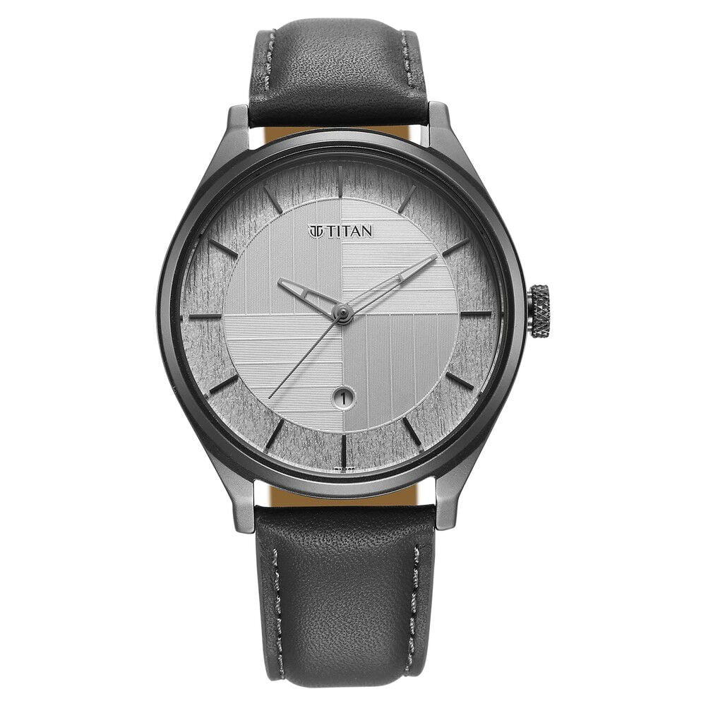 Titan neo analog silver dial top