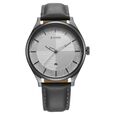 Titan Neo Economy Quartz Analog with Date Grey Dial Brown Leather Strap Watch For Men