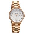 Titan Purple Prestige Quartz Analog with Date White Dial Rose Gold Stainless Steel Strap Watch For Women - image number 1