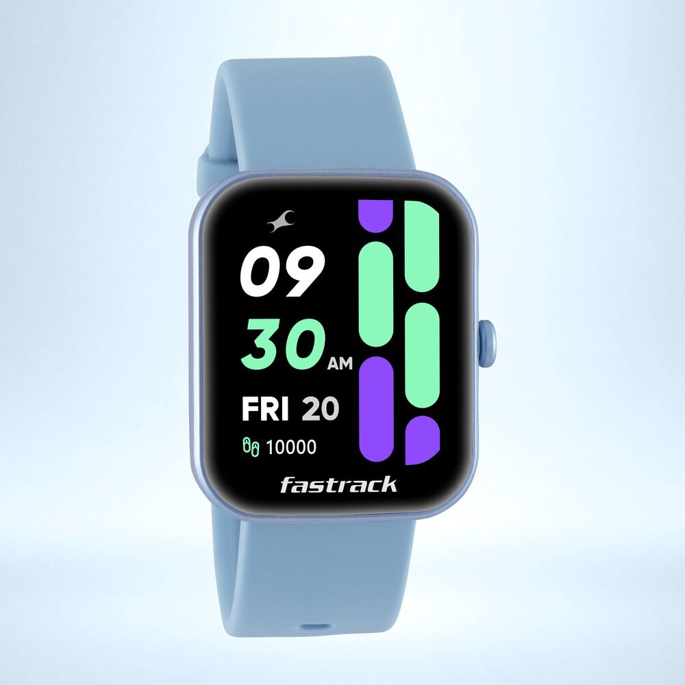 Buy Online Fastrack Reflex Hello Blue HD Smartwatch with AI Voice