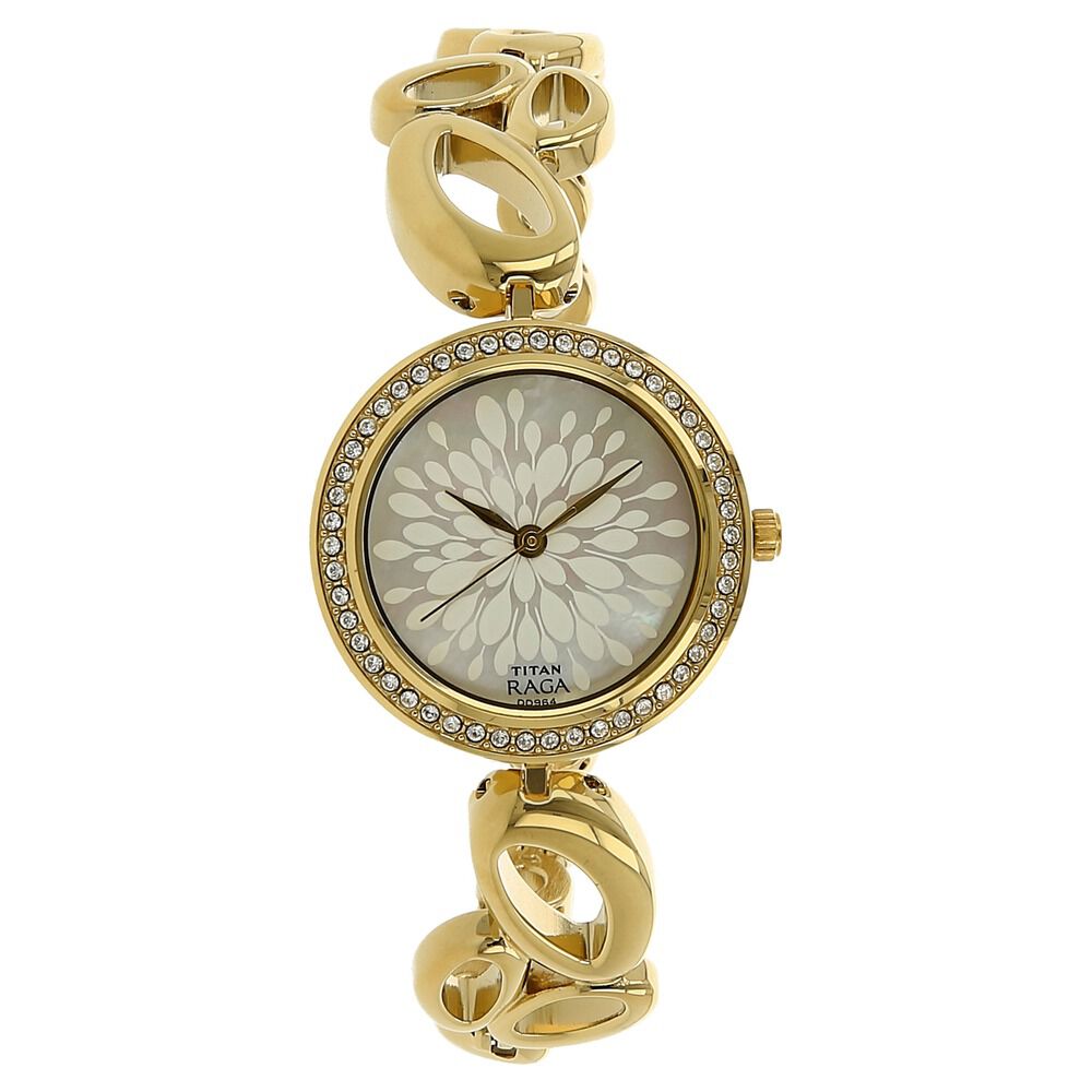 Buy Online Titan Raga Garden Of Eden Black Dial Women Watch With Metal Strap ns2539ym01 Titan