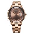 Titan Clasique Slim Quartz Analog with Date Coffee Brown Dial Stainless Steel Strap Watch For Men - image number 0