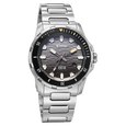 Titan Zero Hour Diver's 100m Analog with Black Dial Silver Stainless Steel Strap Watch for Men - image number 1